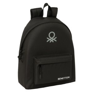 Benetton Black backpack 42cm
