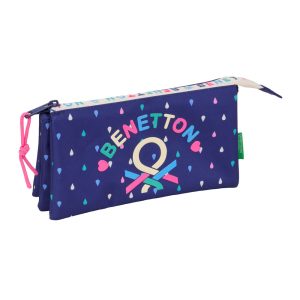 Benetton Drop triple pencil case