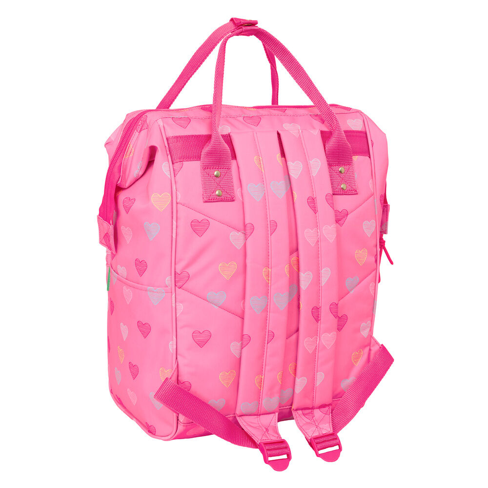 Benetton Heart laptop backpack 40cm - Image 3