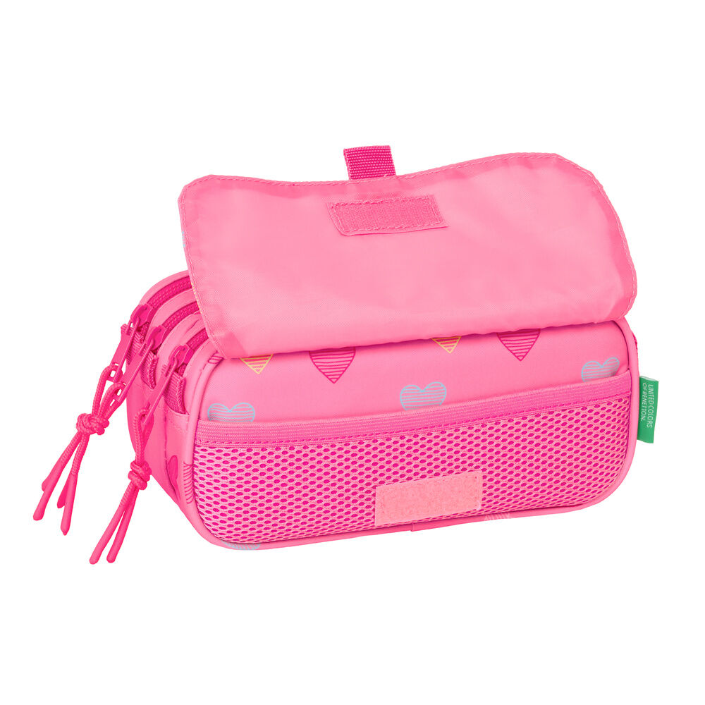 Benetton Heart triple pencil case - Image 5