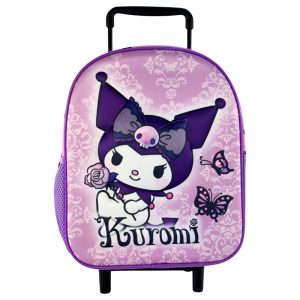Hello Kitty Kuromi Purple 3D trolley 32cm