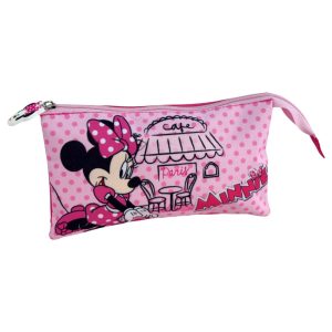 Disney Minnie Paris triple pencil case