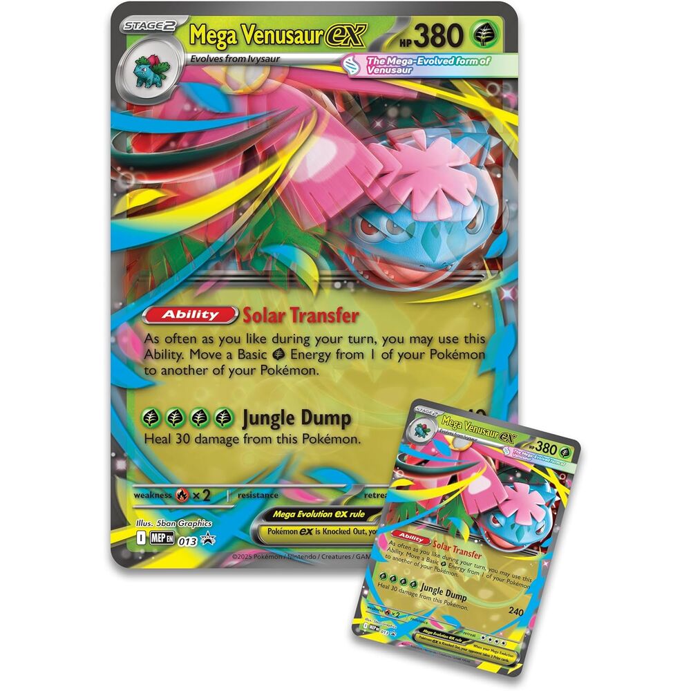 English Pokemon Premium Mega-Venusaur collectible card game case - Image 3