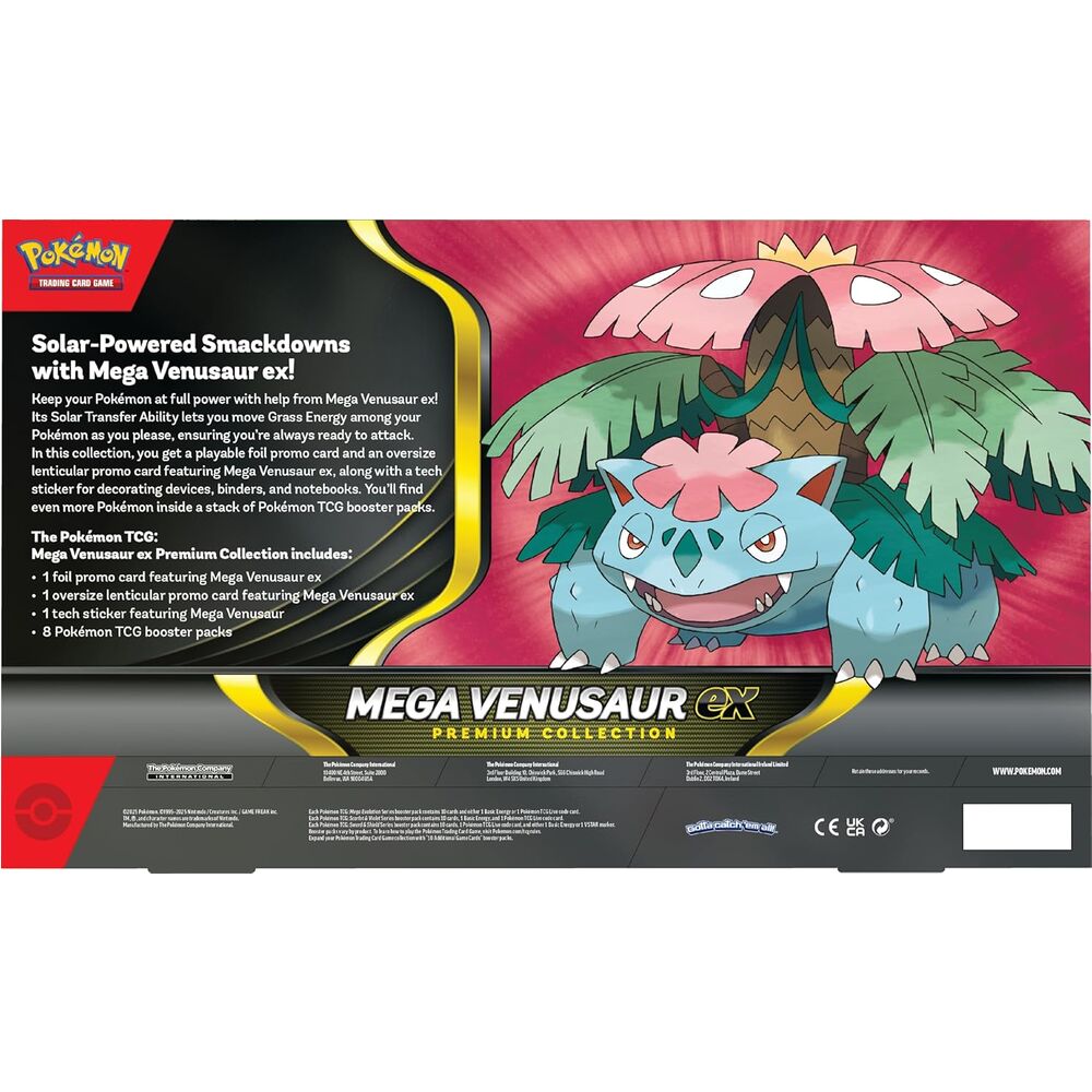 English Pokemon Premium Mega-Venusaur collectible card game case - Image 4