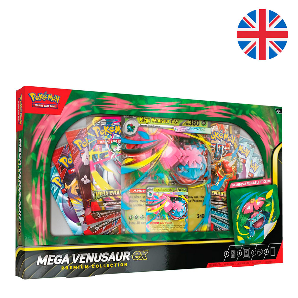 English Pokemon Premium Mega-Venusaur collectible card game case - Image 2