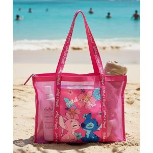 Disney Stitch & Angel mesh beach bag