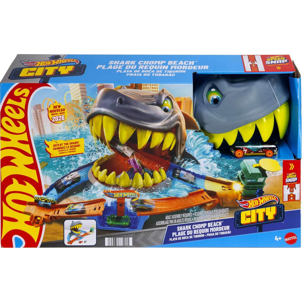 Hot Wheels City Shark Chomp Beach - Image 2