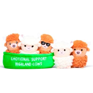 Emotional Support Highland Cows plush toys