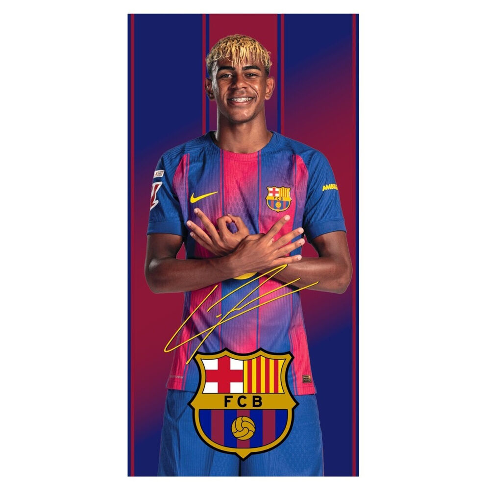 F.C Barcelona Lamine Yamal microfibre beach towel - Image 2