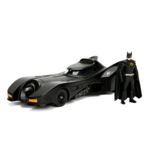 DC Comics Batmovil metal car + Batman figure set