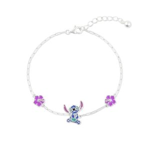 Disney Stitch sterling silver bracelet