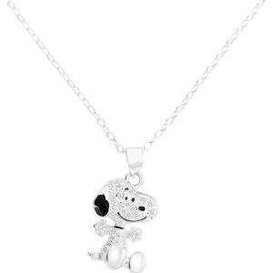 Peanuts Snoopy 3D sterling silver necklace