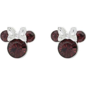 Disney Minnie January sterling silver earrings