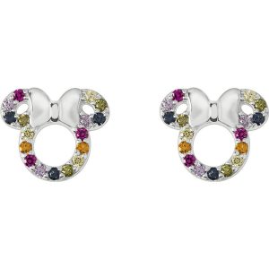 Disney Minnie Rainbow sterling silver earrings