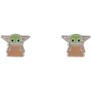 Star Wars The Mandalorian Grogu sterling silver earrings