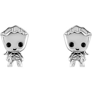 Marvel Guardians of the Galaxy Groot sterling silver earrings