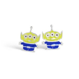 Disney Pixar Toy Story Alien sterling silver earrings