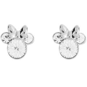 Disney Minnie April sterling silver earrings
