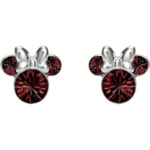 Disney Minnie January sterling silver earrings