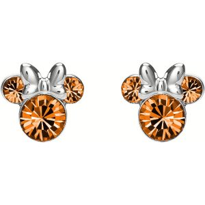Disney Minnie November sterling silver earrings