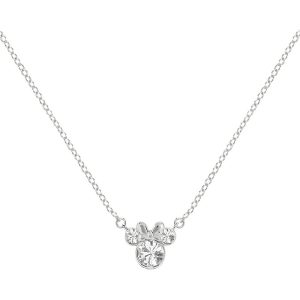 Disney Minnie April sterling silver necklace