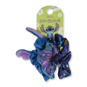 Disney Stitch 3 hair scrunchie set