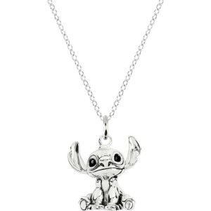 Disney Stitch 3D sterling silver necklace