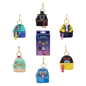 Loungefly KPop Demon Hunters assorted Mystery mini backpack keychain