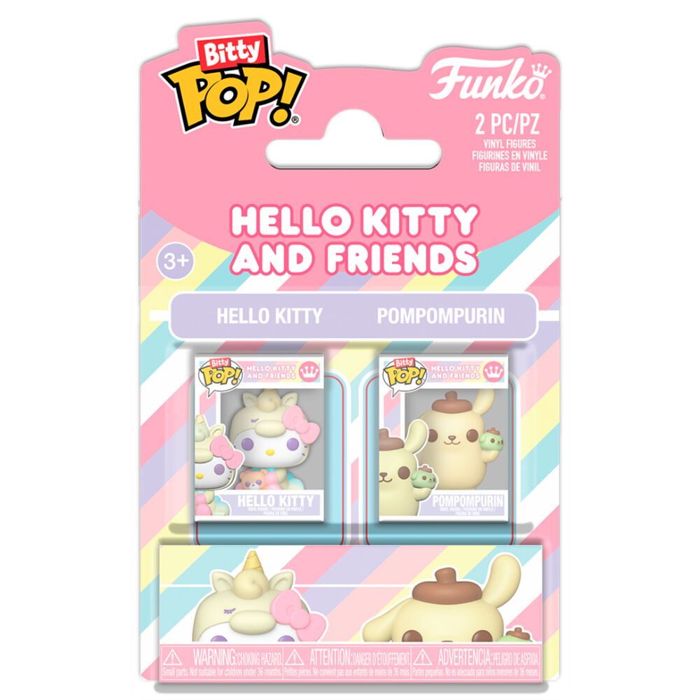 Bitty POP pack 2 figures Hello Kitty and Friends Hello Kitty & Pompompurin