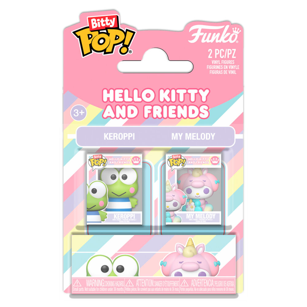 Bitty POP pack 2 figures Hello Kitty and Friends Keroppi & My Melody
