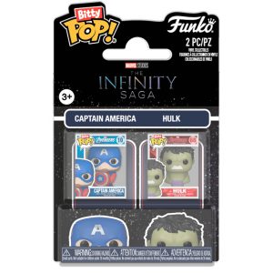 Bitty POP pack 2 figures Marvel Infinity Saga Captain America & Hulk