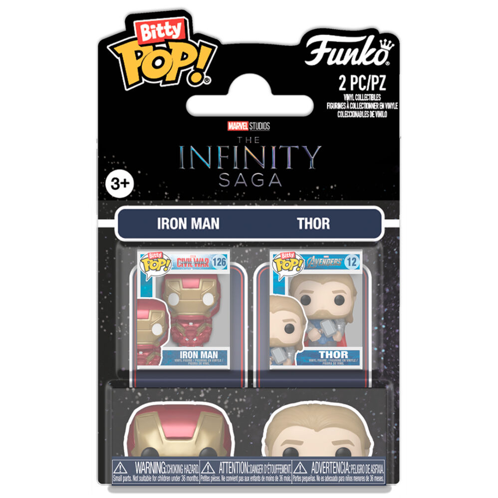 Bitty POP pack 2 figures Marvel Infinity Saga Iron Man & Thor
