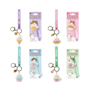 Molang Snack Time Series assorted keychain figure 5cm