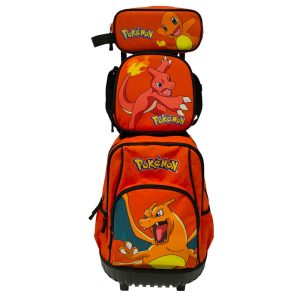 Pokemon Trolley set + pencil case + lunch bag