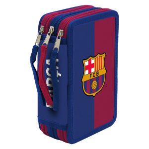 F.C. Barcelona triple pencil case