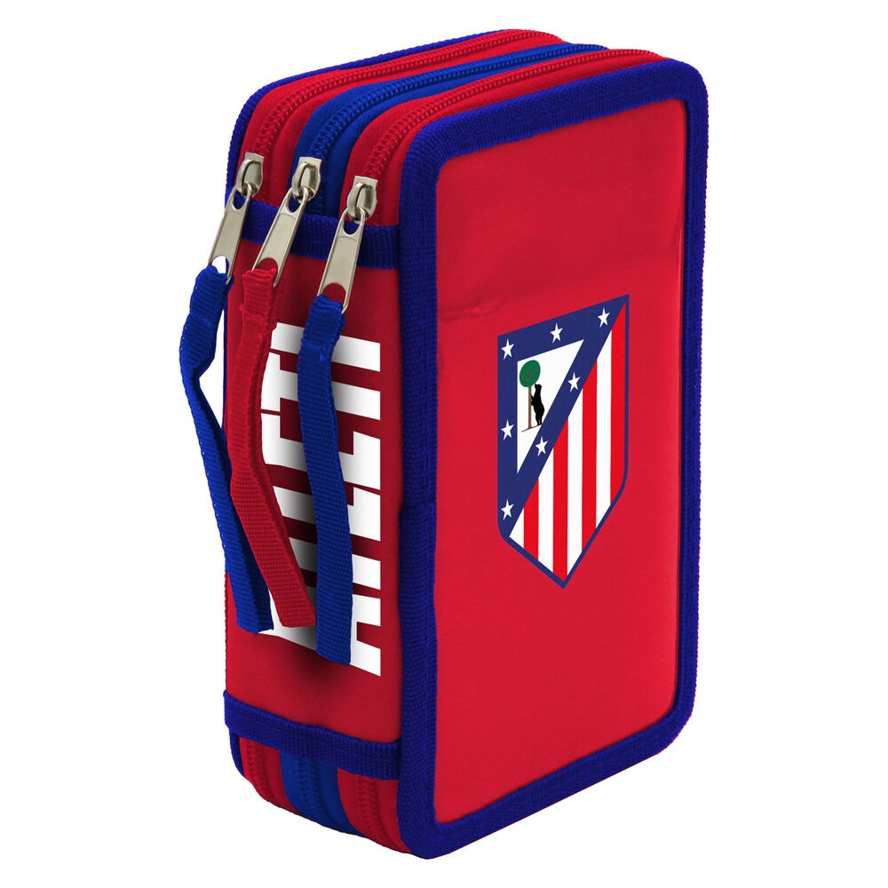 Atletico de Madrid triple pencil case