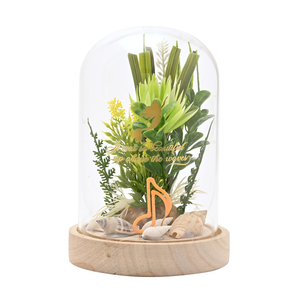 Disney Princess Ariel florals in a clonche with neon light - Image 3