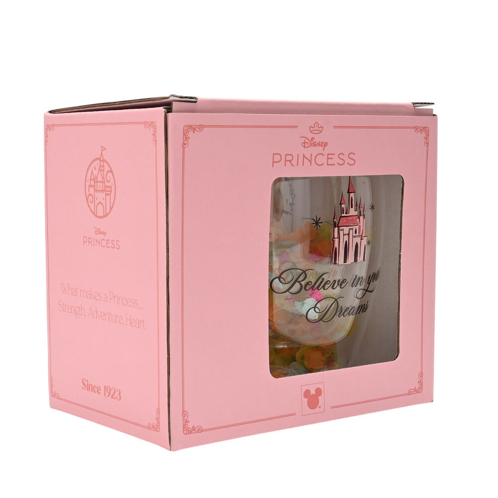 Disney Princess floral decorative glass mug - Image 4