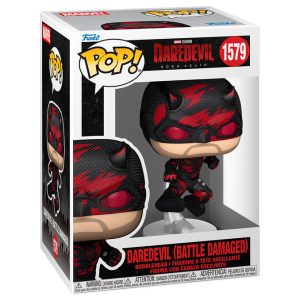 POP figure Marvel Daredevil Born Again Daredevil Battle Damaged