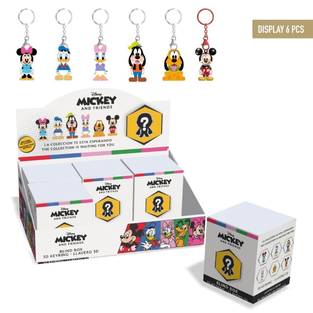 Disney Mickey and Friends assorted surprise keychain