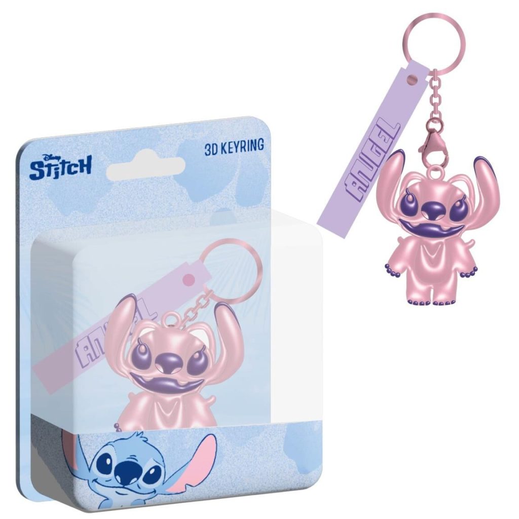 Disney Stitch Angel keychain