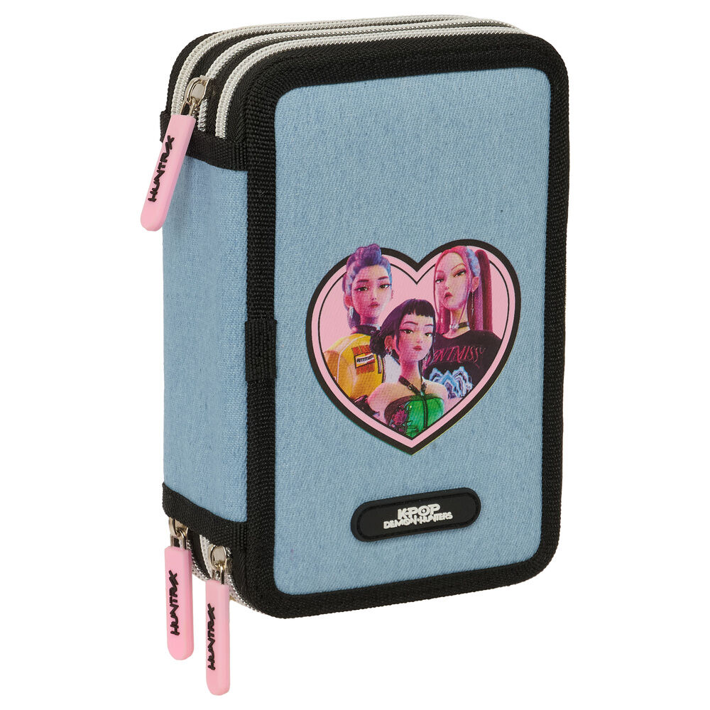 Demon Hunters Kpop Huntrix triple pencil case 37pcs