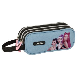 Demon Hunters Kpop Huntrix triple pencil case