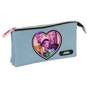 Demon Hunters Kpop Huntrix triple pencil case