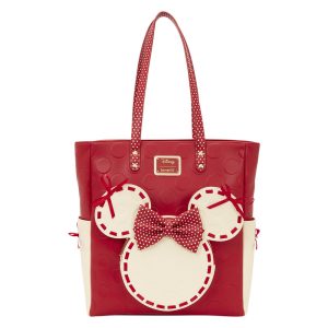 Loungefly Disney Minnie Mouse Rocks the Dots Coquette tote bag