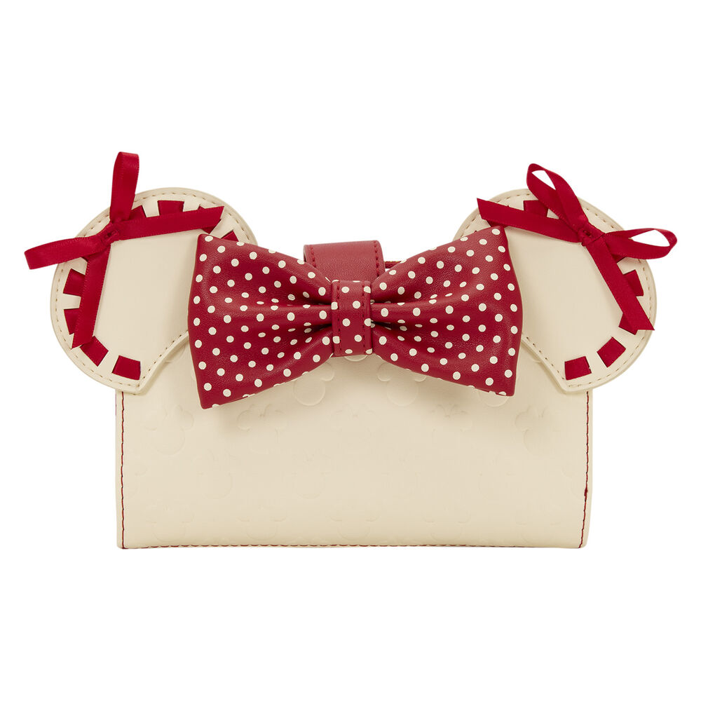 Loungefly Disney Minnie Mouse Rocks the Dots Coquette wallet