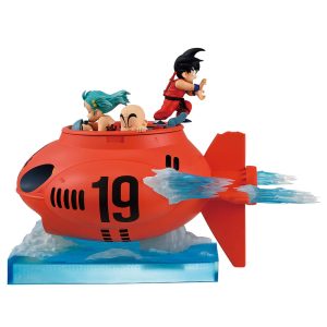 Dragon Ball vs Red Ribbon Army Son Goku, Bulma & Krillin Ichibansho figure 21cm