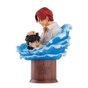 One Piece Red Hair Pirates Shanks & Luffy figure 15cm