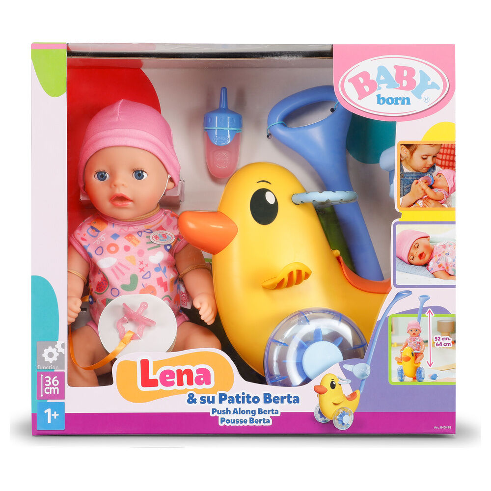 Baby Born Lena doll + Berta Duckling 36cm