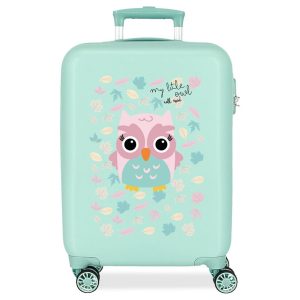 Roll Road Owl Happy Pets ABS trolley suitcase 55cm